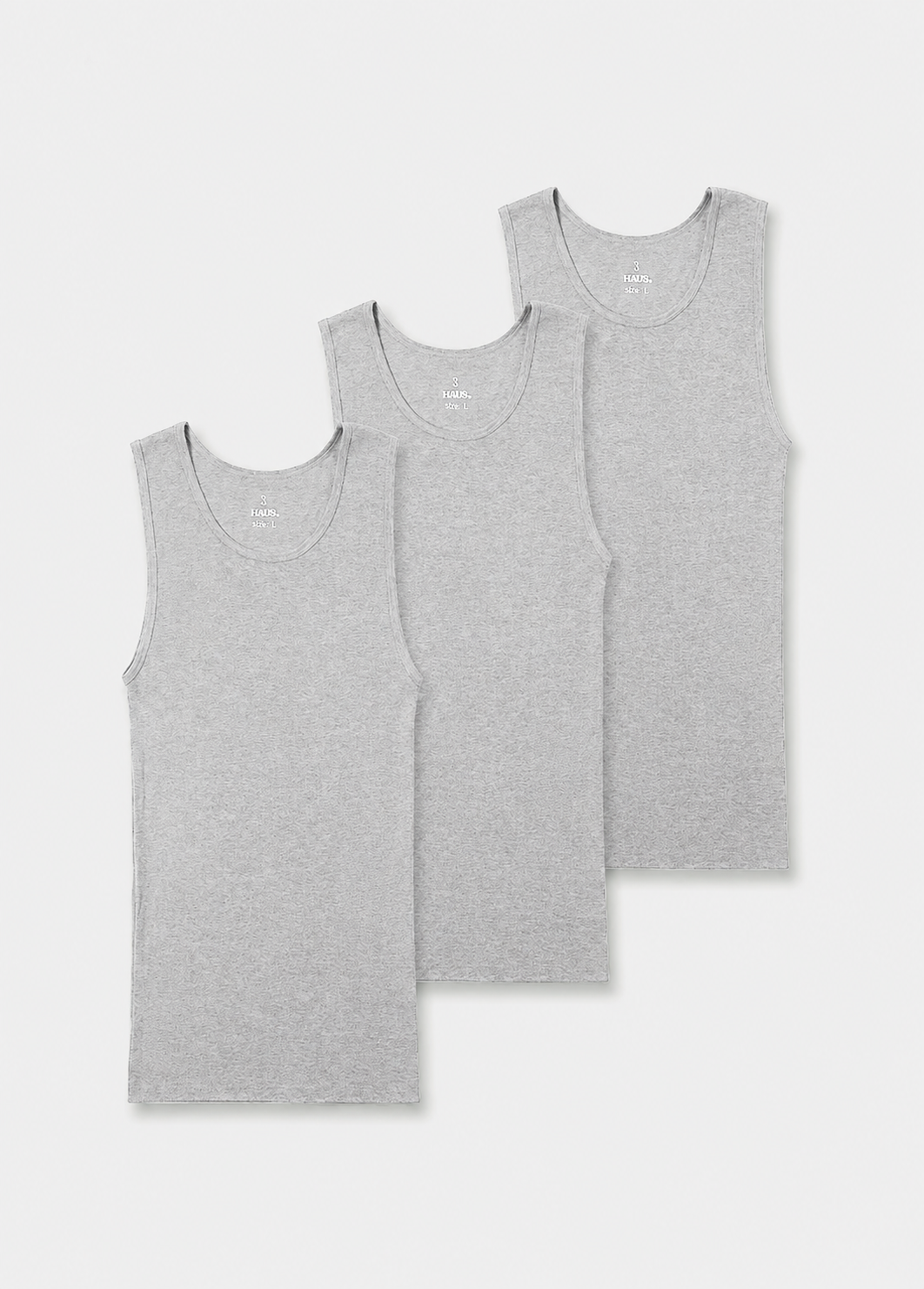 Premium Ultra-Soft Cotton Fitted Tank 6 Pack
