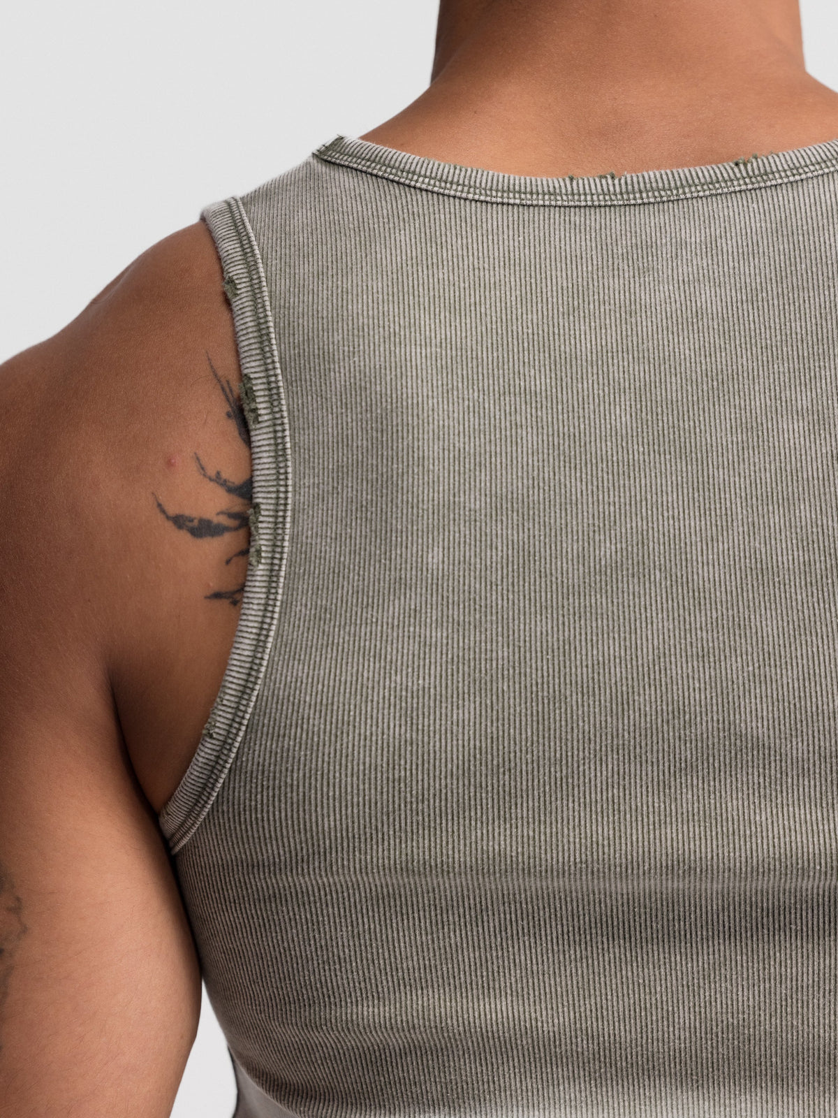 Premium Ultra-Soft Cotton Distressed Fitted Tank 6 Pack