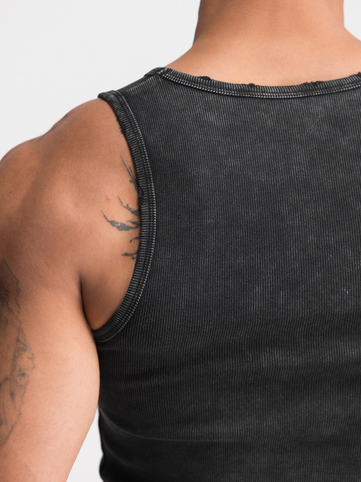 Premium Ultra-Soft Cotton Distressed Fitted Tank 6 Pack
