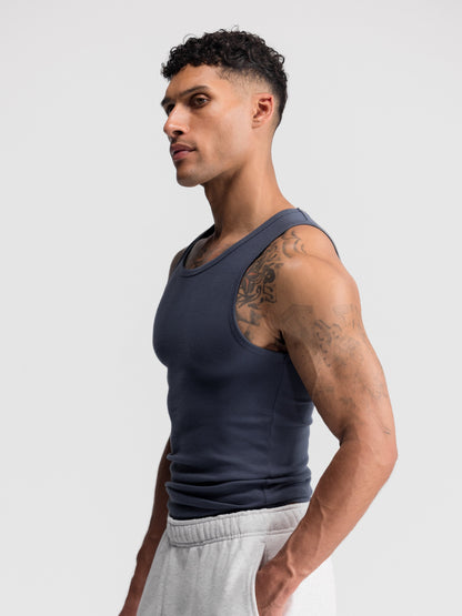 Premium Ultra-Soft Cotton Fitted Tank 6 Pack