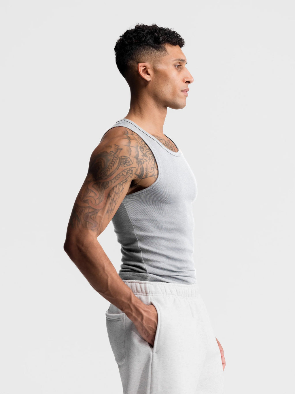 Premium Ultra-Soft Cotton Fitted Tank 3 Pack